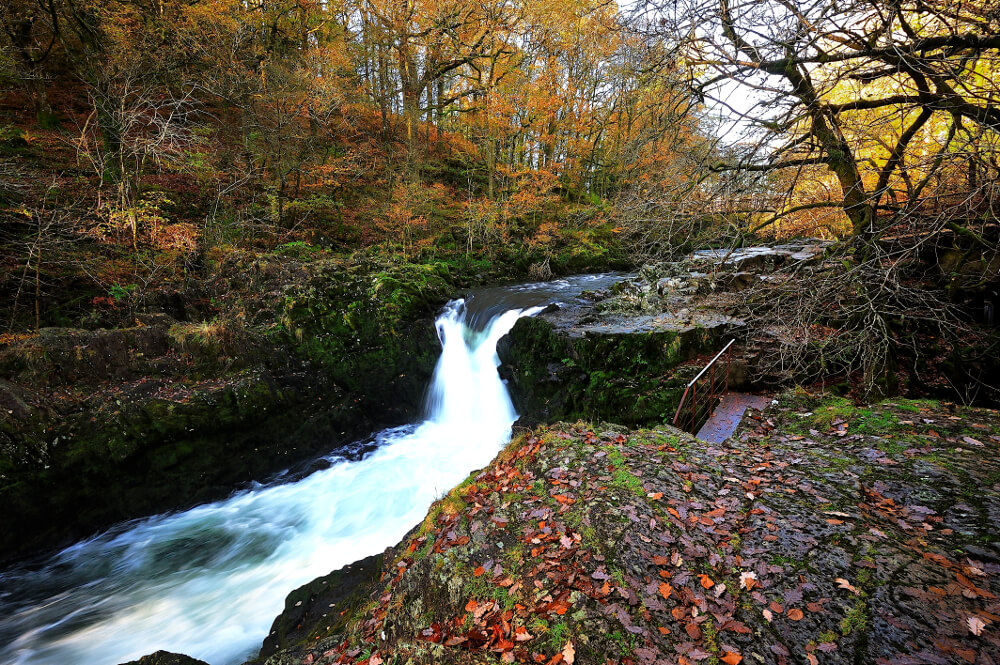 Skelwith Force Fall waterfalls Elterwater Waterfalls Lake District