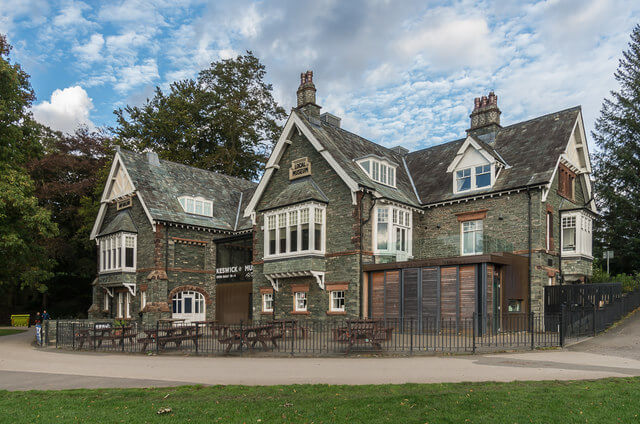 An exterior photograph of Keswick museum and art gallery