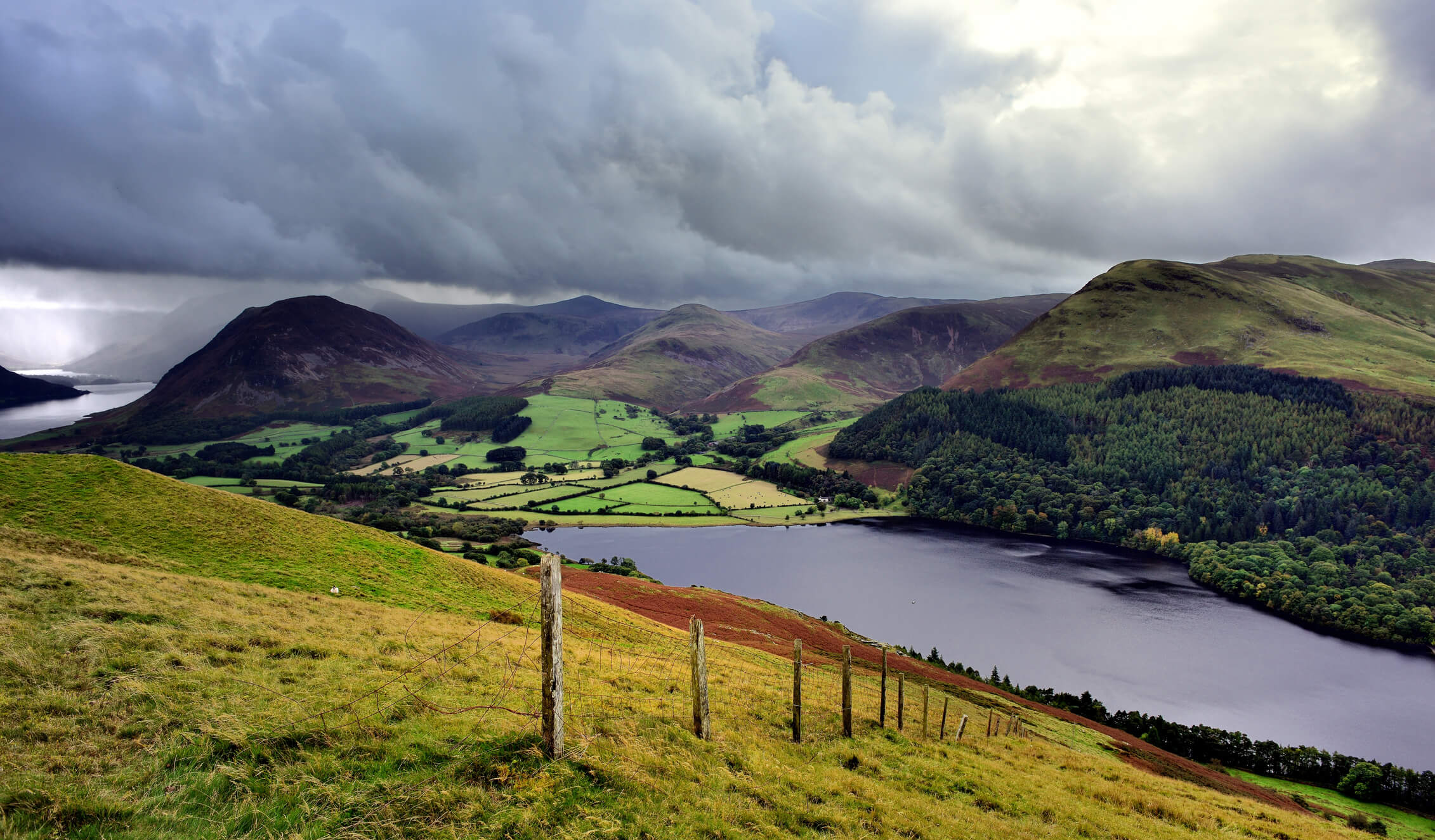Looking over Loweswater from Darling Fell